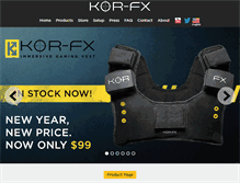 Tablet Screenshot of korfx.com
